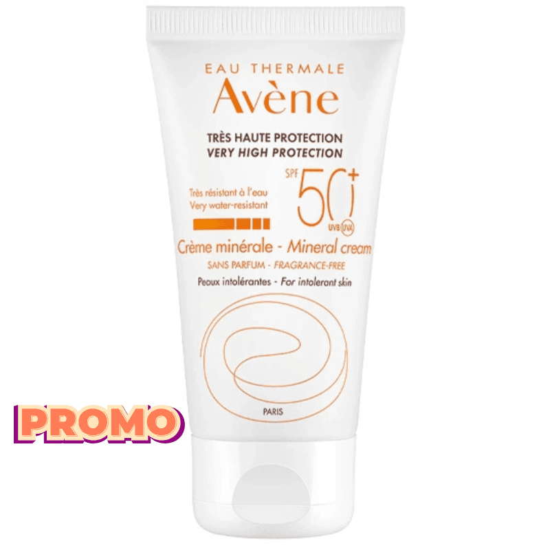 AVENE Sun Mineral SPF50 Plus Cream - 50ml Promo 591308